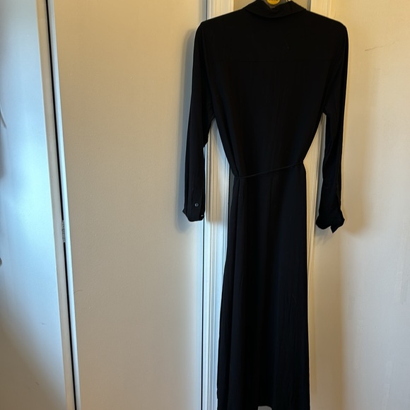 Calvin Klein Shirt Dress, Black sz 38 - Picture 3 of 7